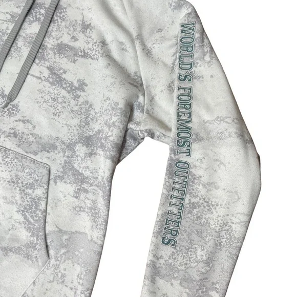 Cabela’s White and Grey Hoodie Size Large - Picture 4 of 9